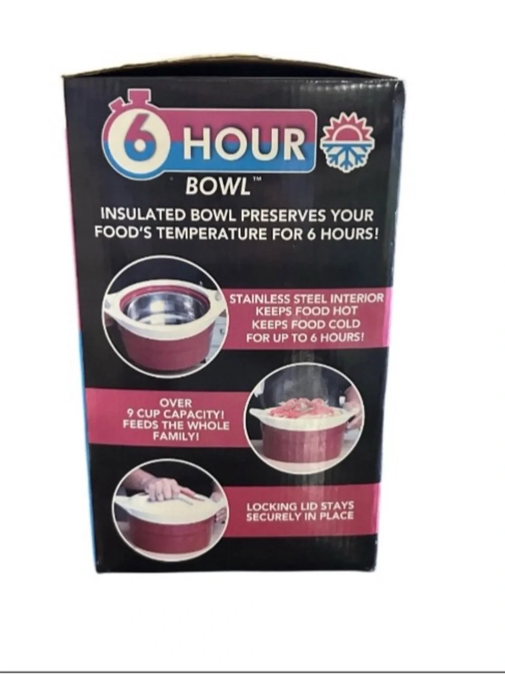 6 HOUR BOWL As Seen On TV with Celebrity Chef Nancy Fuller–Stainless Steel (New)